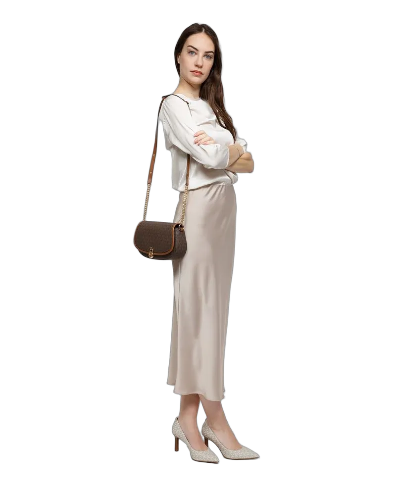Michael Kors Women's Crossbody Bag Brown Leather | Polyurethane Crossbody-bags Brown