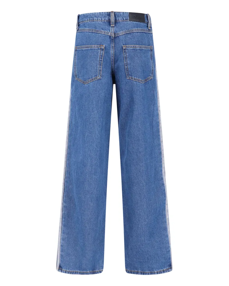 adidas Women's Jeans Blue Cotton Blue