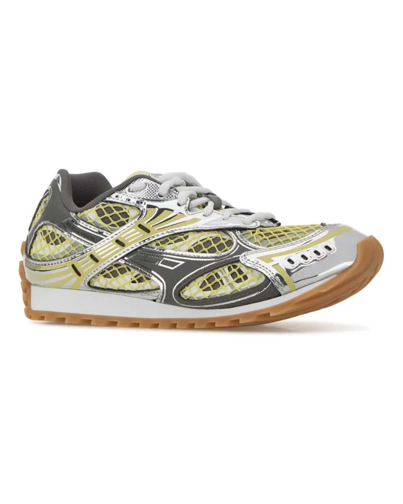 Bottega Veneta Women's Multicolor Orbit Sneakers Silveryyellow Multicolor