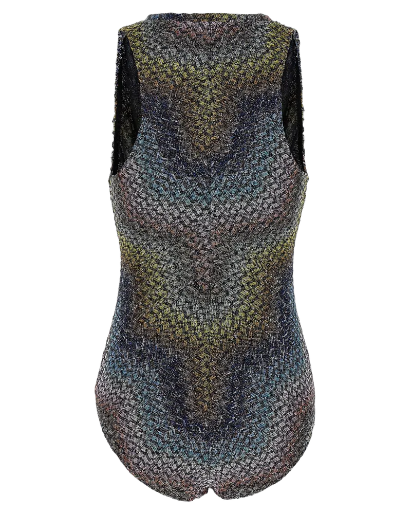 Missoni Women's Multicolor Viscose One-Piece Swimsuit Clothing Multicolor