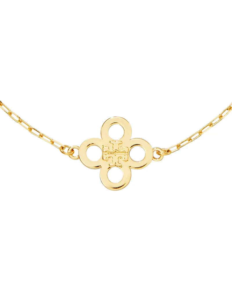 Tory Burch Women's Bracelet Forget Me Not Metallic Brass Bracelets Gold