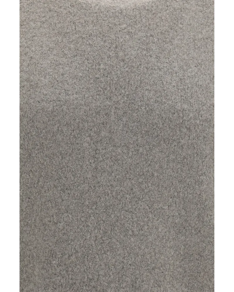 Rick Owens Men's Crewneck Sweater Cashmere-Blend Dust Gray
