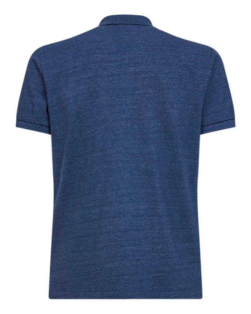 Ralph Lauren Mesh Cotton Polo Shirt — Blue Blue