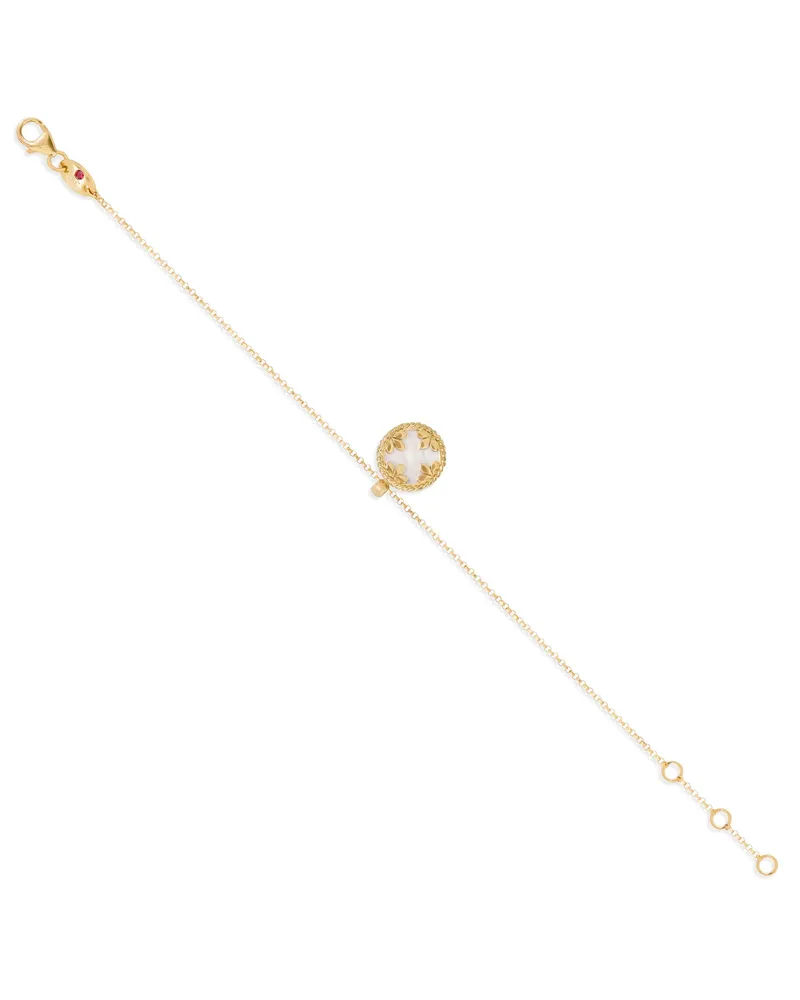 Roberto Coin Women's 18kt Yellow Gold Diamonds Bracelet Ss26 W Gold