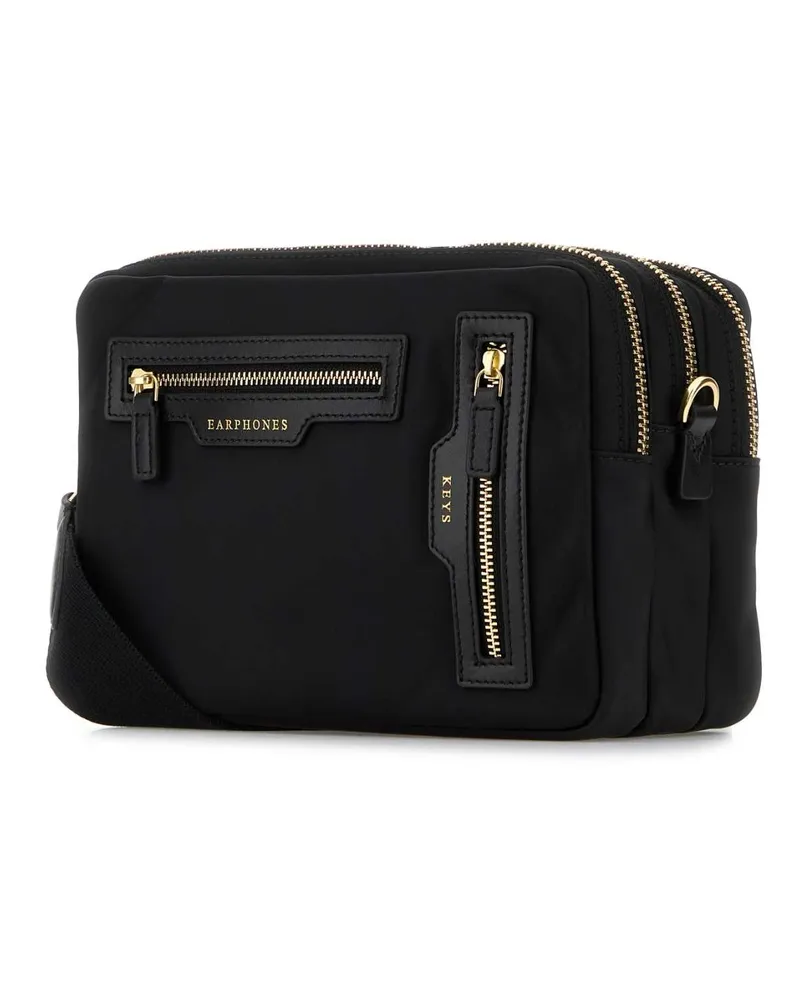 Anya Hindmarch Women's Black Econylâ® Tiro Crossbody Bag Borse A Tracolla Black