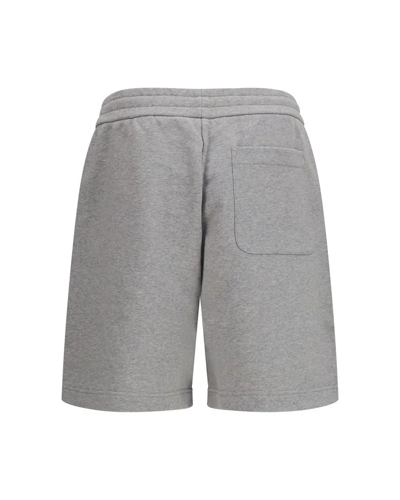 Moncler Men's Gray Cotton Bermuda Shorts Gray