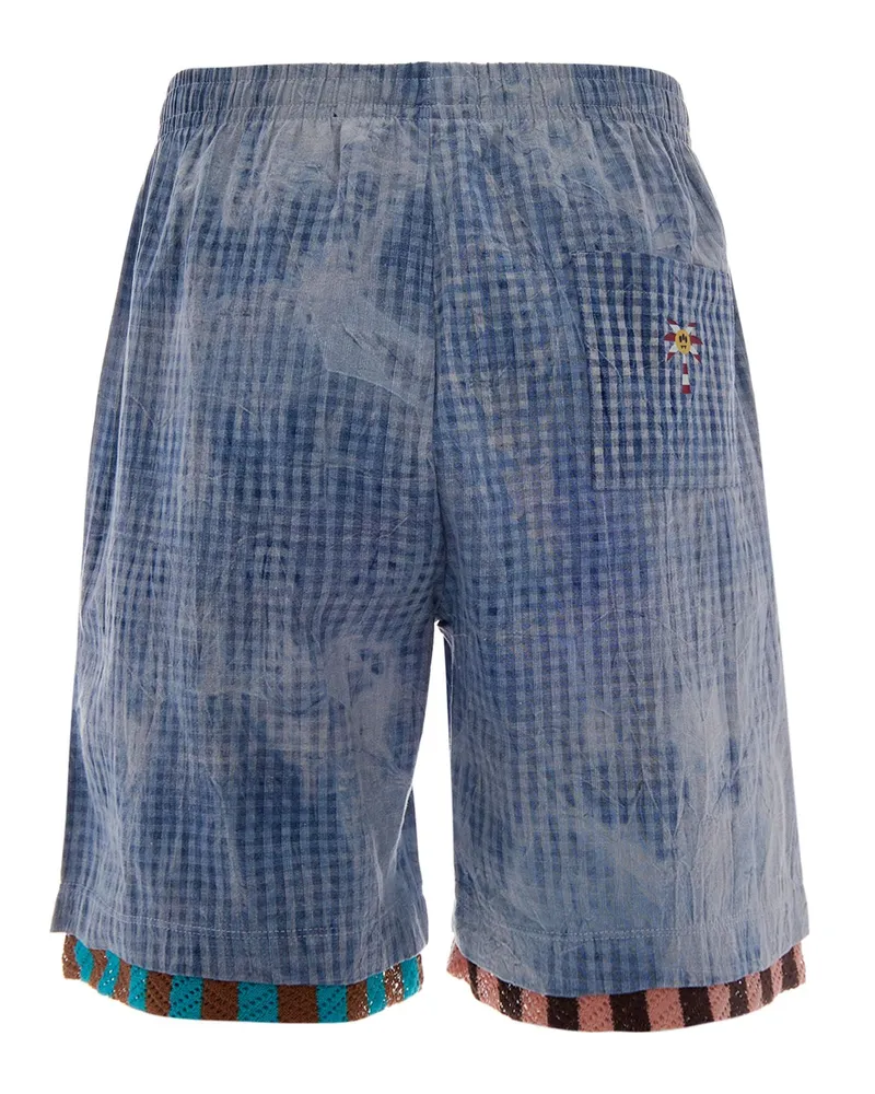 BARROW Men's Bermuda Shorts Light Blue Cotton; Insert: Cotton Blue