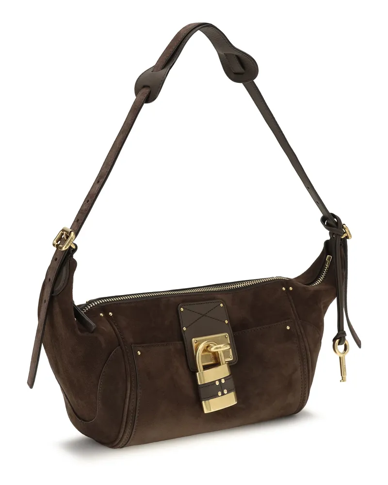 Chloé Paddington Shoulder Bag — Brown Brown