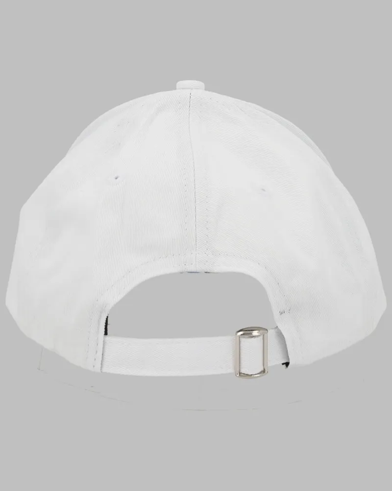 MSGM S6MSJUBC019K_001 100% Cotton Baseball Cap — White White