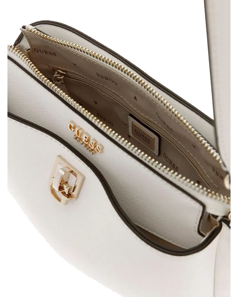 Guess Women's Crossbody Bag White Polyurethane - Crossbody-Bags White