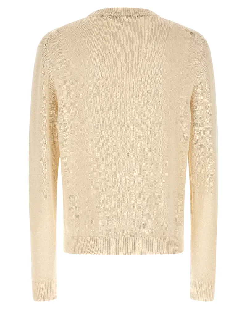 Jil Sander Men's Beige Hemp Cardigan Clothing Beige