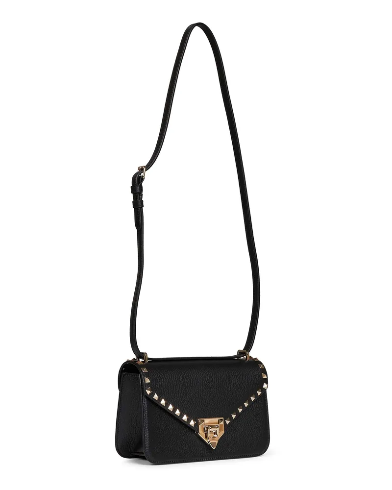 Valentino Garavani Women's Crossbody Bag Rockstud Black Shoulder Black
