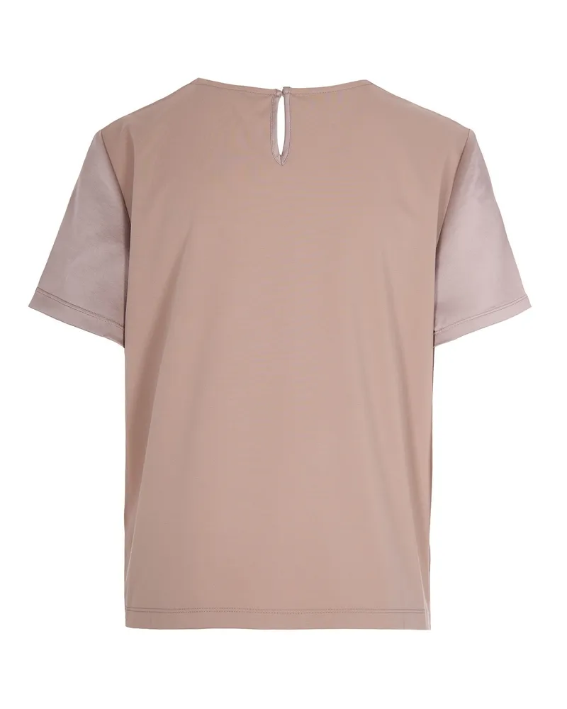 Max Mara Women's T-Shirt Zona Nude Polyester T-Shirts & Jerseys Beige