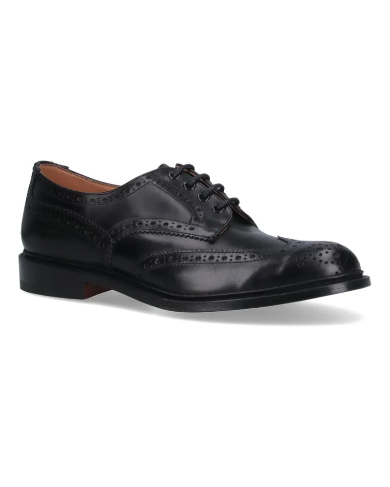 Tricker's Men's Flat Shoes Black Leather Black