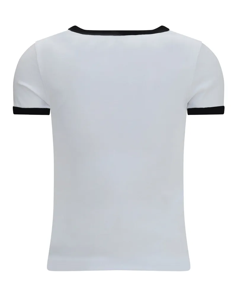 Kenzo Women's Boke Flower 2.0 Embroidered Cotton T-Shirt White T-Shirts And Polos White