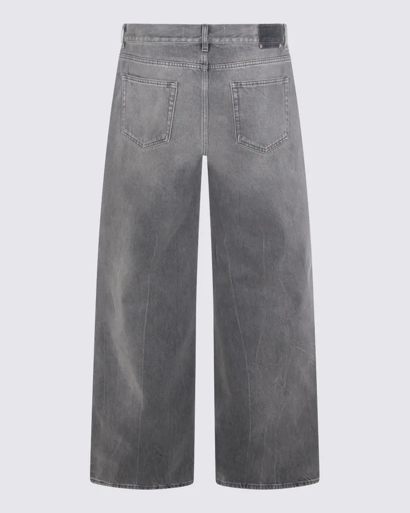 Golden Goose Men's Jeans Grey _100 % Co Gray