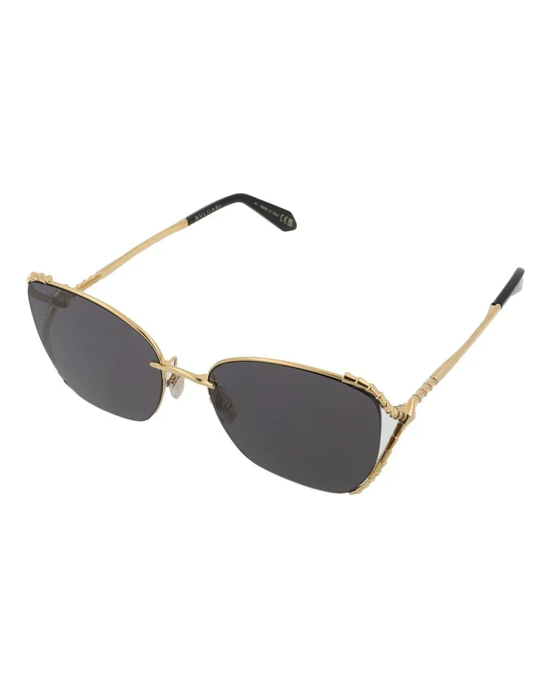 Bulgari BV40081U Metal Frame Sunglasses — Gold Gold