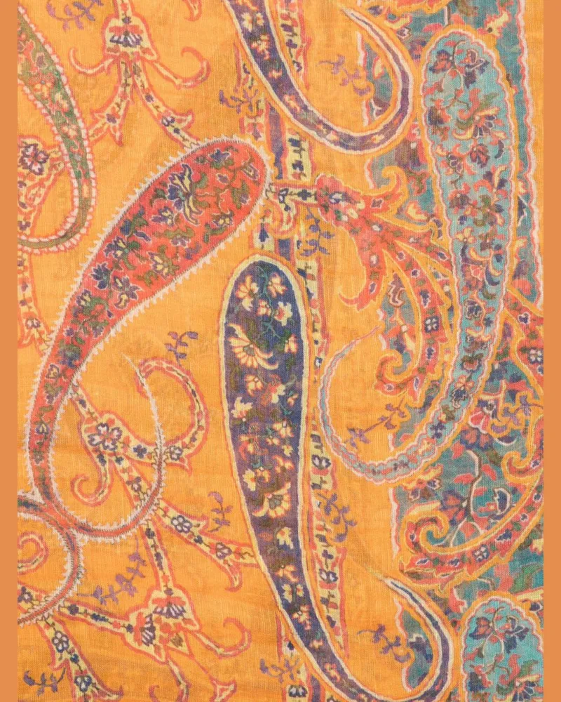 Etro Printed Modal Blend Scarf — Multicolor Multicolor
