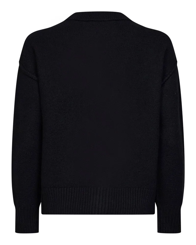 AMI Paris Cardigan — Black Black