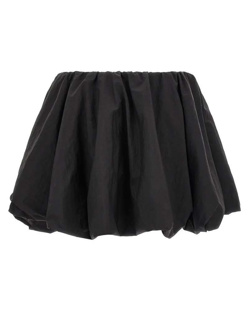 Y-3 Women's Black Polyamide Long Skirt Black