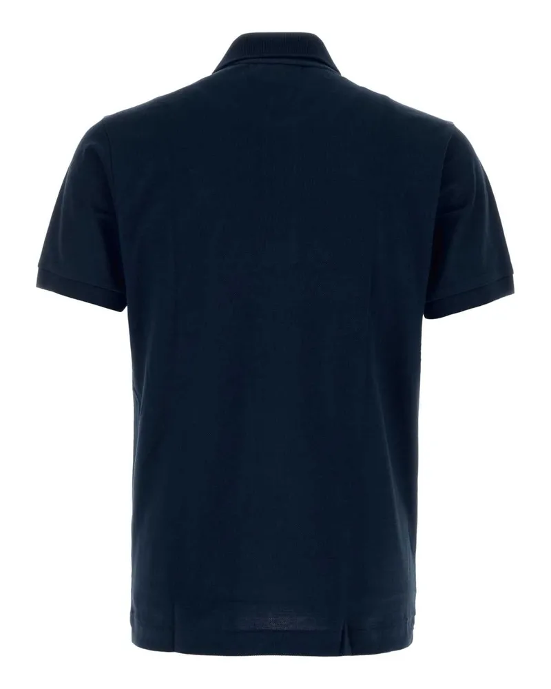 Lacoste Men's Navy Blue Piquet Polo Shirt 166 Exterior: Cotton T-shirts And Polos Navy