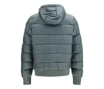 Men Puffer Jacket Pharrel With Hood Green-Blue Down Coat