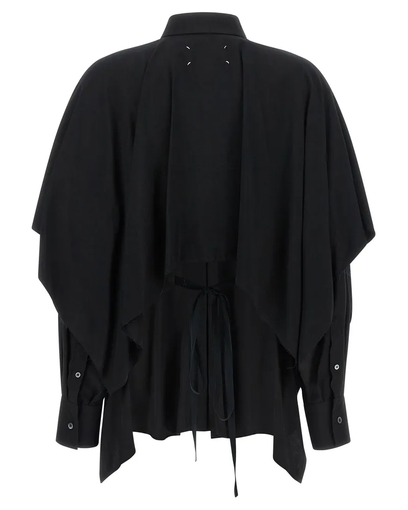 Maison Margiela Cape Shirt — Black Black