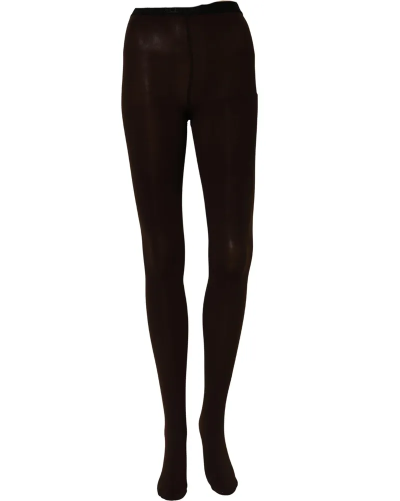Dolce & Gabbana Women's Brown Nylon Tights Stockings Pantyhose Socks Elastane Clothing Brown
