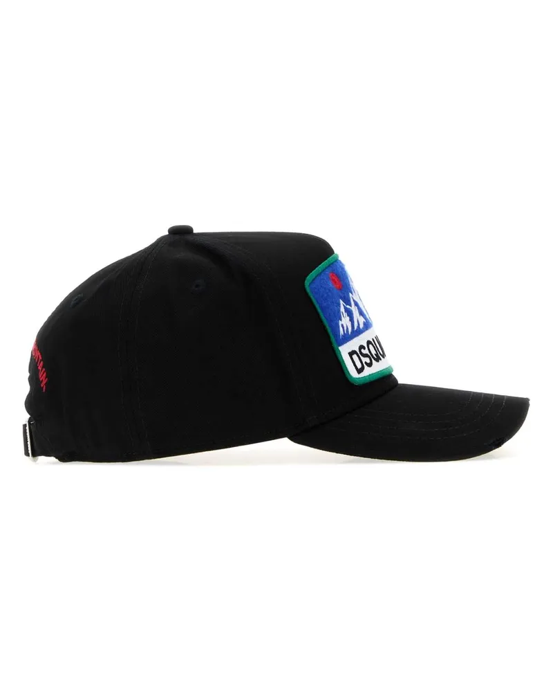 Dsquared2 Nero Cappelli Exterior: Cotton Hat Black