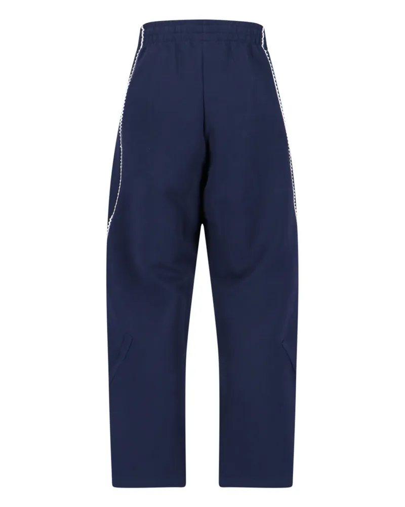 adidas Men's Trousers Blue Cotton Navy