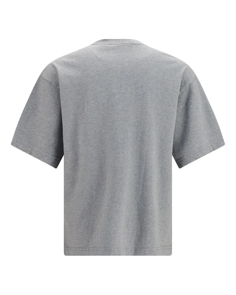 Axel Arigato Men's Ldn Sky T-Shirt Grey Melange Cotton T-Shirts And Polos Gray
