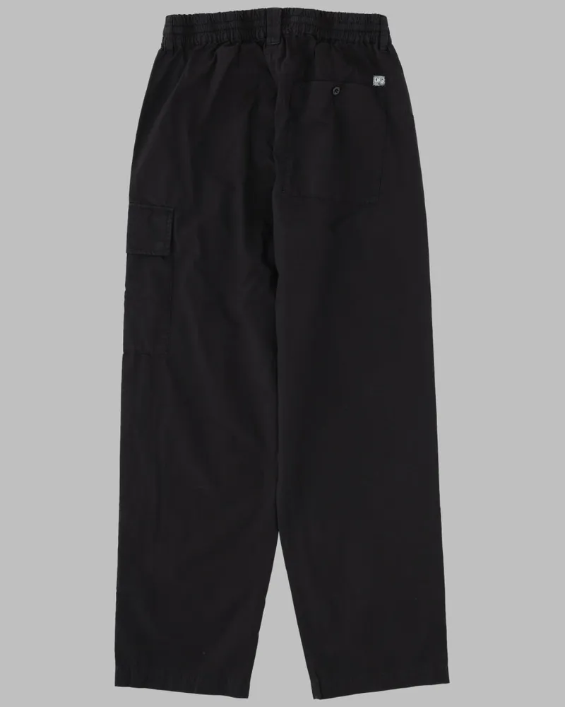 C.P. Company Cotton Trousers — Black 