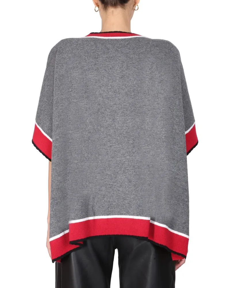 Moschino Wool and Cashmere Blend Sweater — Grey Grey