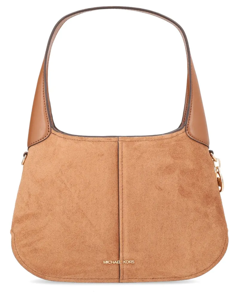 Michael Kors Women's Small Alice Bag Brown Cow Leather Shoulder Brown