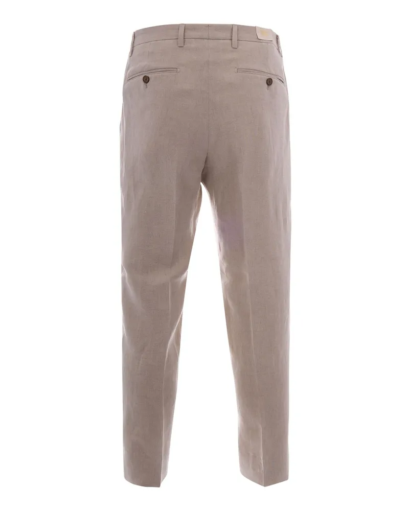 Briglia 1949 Men's Trousers Portobello Beige Linen 