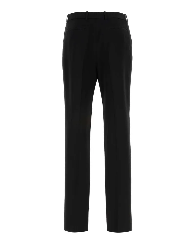 Saint Laurent Men's Black Wool Pant Noir Exterior: Pantaloni Black