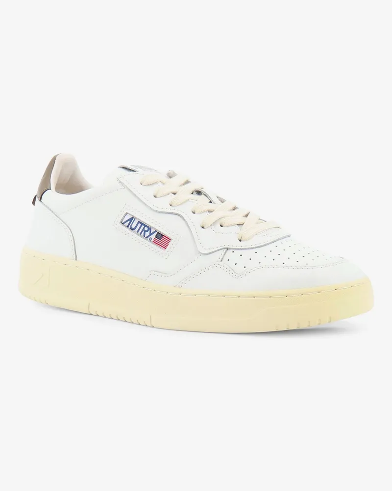 AUTRY Men's Sneakers Medalist Leather White Trainers White