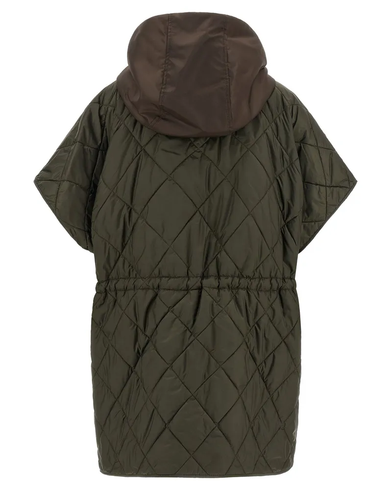 Max Mara Orgiano Vest — Brown Brown