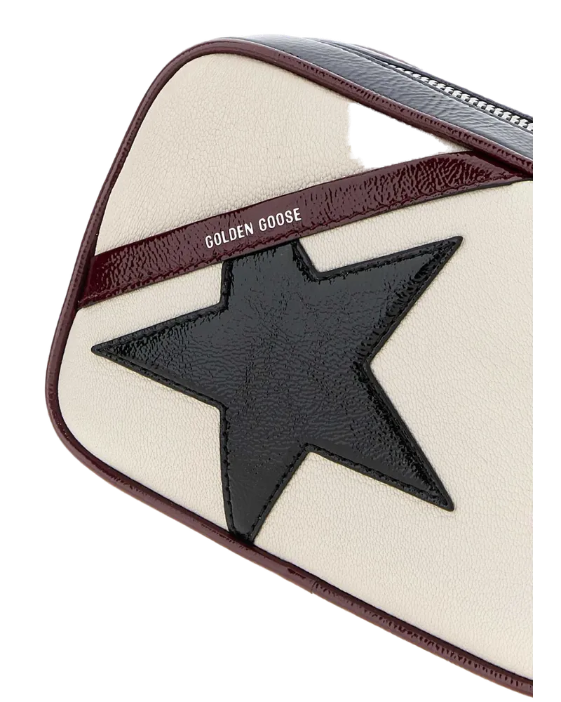 Golden Goose Women's Multicolor Leather Mini Star Crossbody Bag Butdeebludeeredbla Borse A Tracolla Beige
