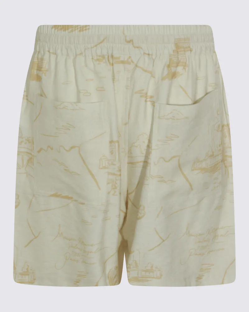 Kitsuné Men Shorts Noble Beige-Straw _vi Pa Beige/straw Beige