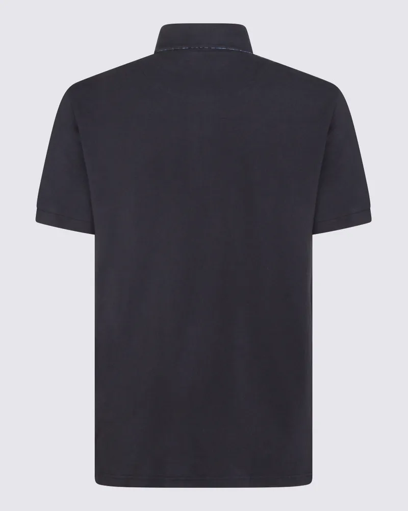 Etro Men's T-Shirts And Polos _100 % Co Black