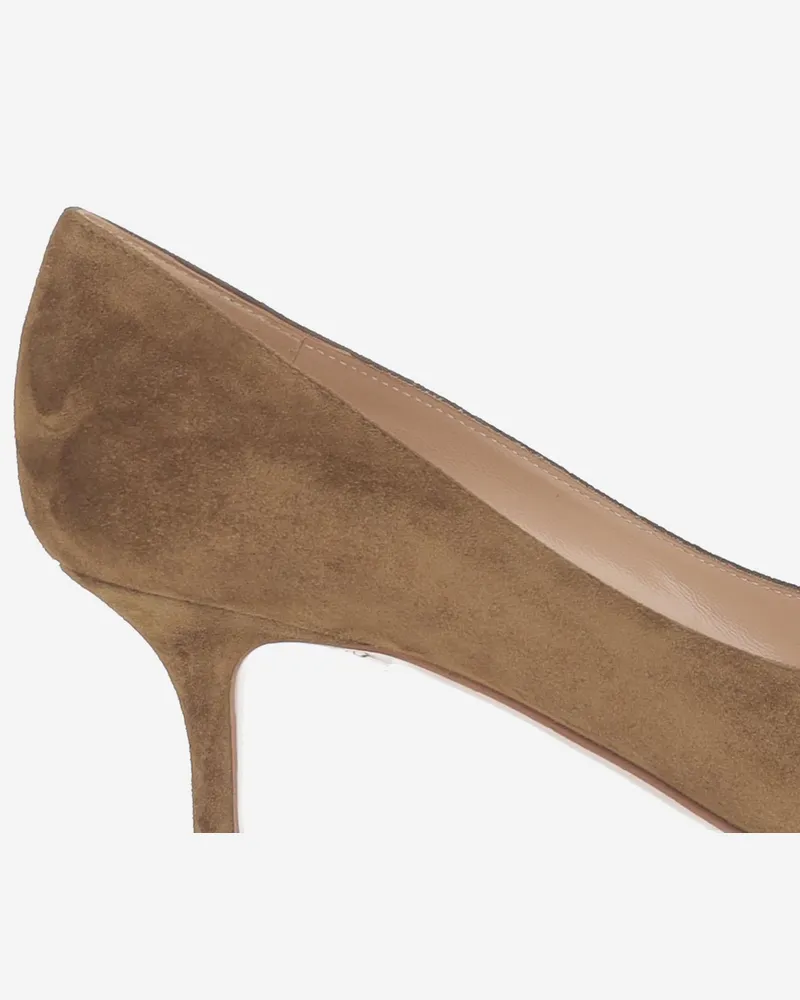 Gianvito Rossi Women's Pumps Suede Light Brown Brown