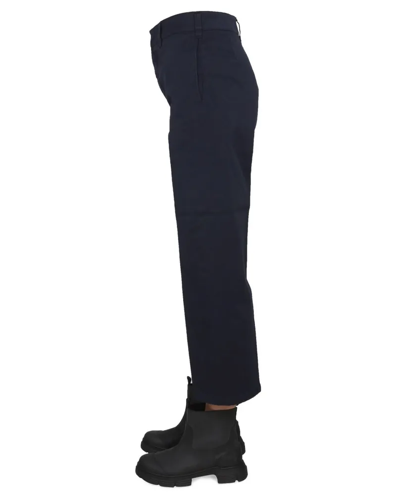 Department 5 Cotton Trousers — Blue Blue