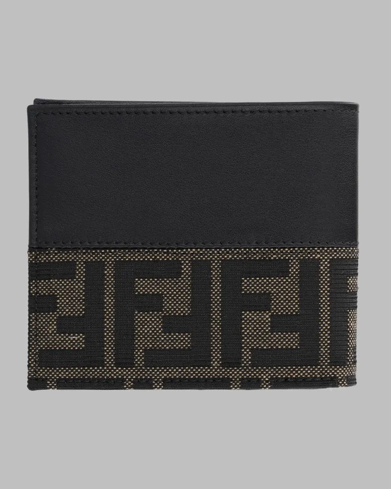 Fendi Bifold Jacquard FF Wallet — Brown Brown