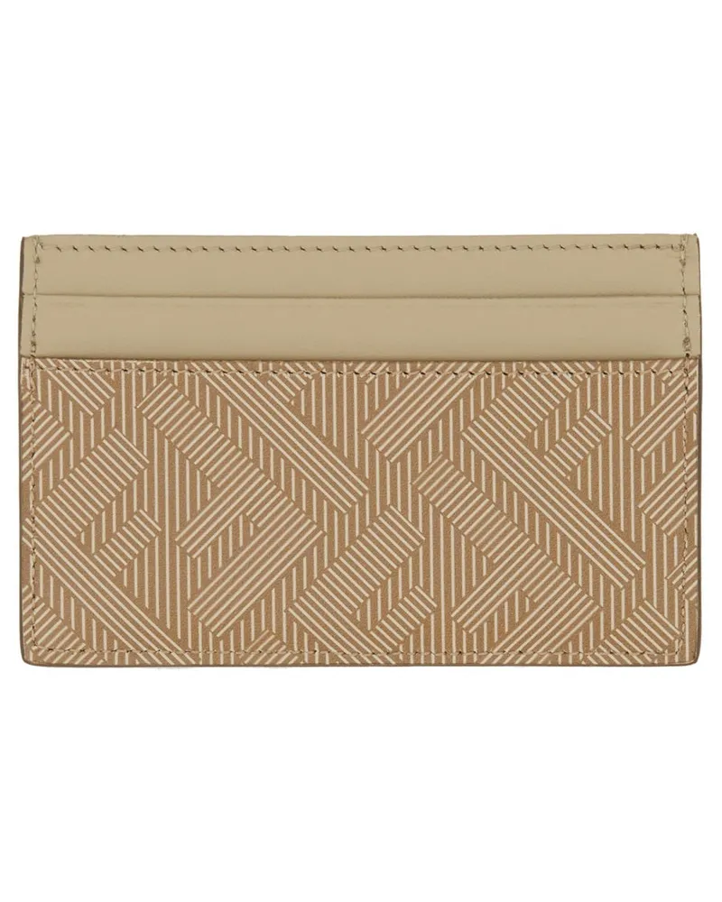 Fendi Shadow Card Case — Beige Beige
