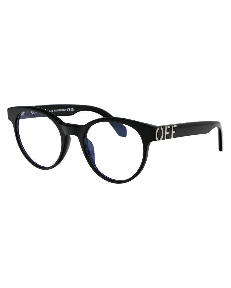 OFF-WHITE Unisex Sunglasses Opticalstyle68 Black Acetate Glasses & Frames Black