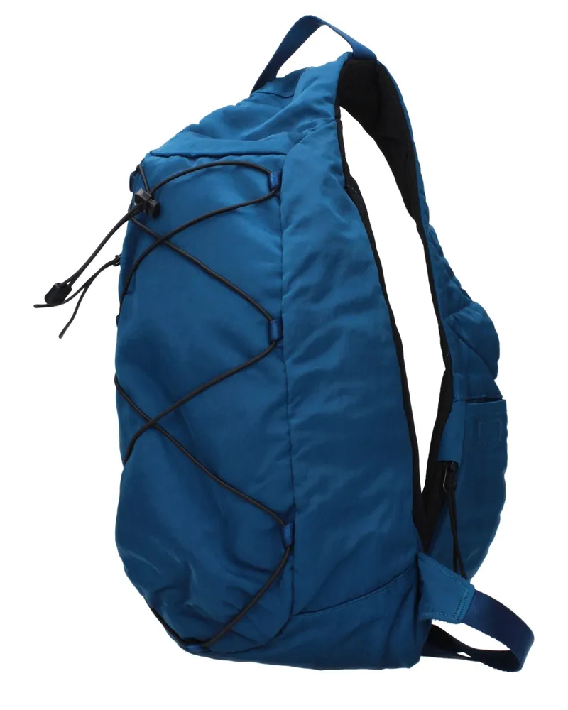 C.P. Company Men's Blue Fabric Crossbody Bag Blue