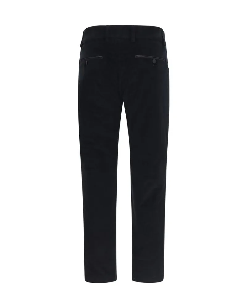 Dolce & Gabbana Velvet Trousers — Black 