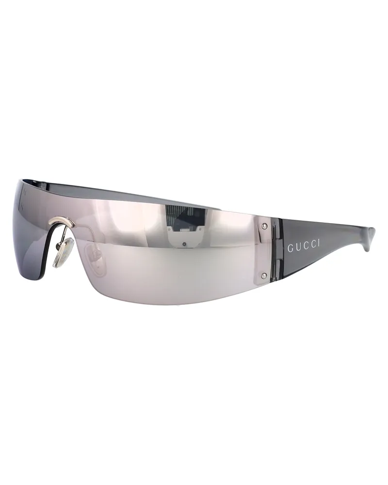 Gucci GG1958S Mirrored Sunglasses — Silver Silver