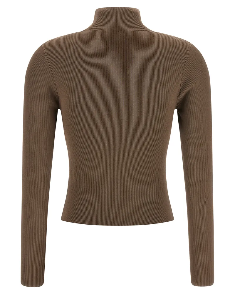 Alexander Wang Women's Beige Polyamide Cardigan Clothing Brown